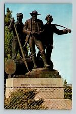 East Tawas MI-Michigan, The Lumbermen's Monument, Vintage Postcard picture