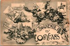 C.1910'S ANTIQUE FRENCH POSTCARD - SOUVENIR D' ORLEANS picture