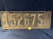1921 State of Illinois Vehicle License Plate 101yrs old = NICE -Ships4FREE2USA picture