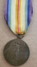 WWI Czechoslovakia WW1 Victory Medal 1914 - 1918 Original Medal And Ribbon  picture
