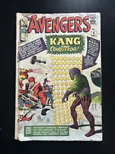 Avengers #8 – Coverless, Front & Back Cover Detached – 1st Kang Marvel 1964 picture