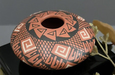 Mata Ortiz Pottery Elena Mora Seed Pot Paquime Traditional Design Artist Mexican picture
