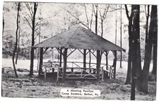 Postcard Meeting Pavilion Camp Swatara Bethel PA 1957 picture