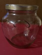 Vintage Large Round Clear Glass Jar picture