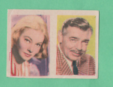 1959 Ruiz Romero  Clark Gable/May Britt  Film Star card ..Tough Set. picture