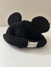 Tokyo Japan Disney Resort Ears HeadBand Hat Black Fluffy CAP park Mickey Mouse picture