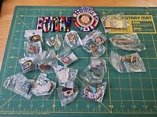 15 New Rotary International Pins, 2 Patches & 2 Tie Clips  picture