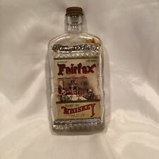 RARE Antique Early Fairfax Straight Rye Whiskey Pint Bottle w/Paper Label picture