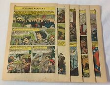 1961 eight page cartoon story ~ KENTUCKY IN THE CIVIL WAR, 1862 picture