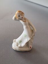 vtg. minature dancing girl bisque  japan picture
