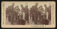 In line for breakfast Camp Alger Virginia c1900 Old Photo picture