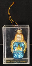 Angel Hand Crafted Unique Treasure Glass Ornament Christmas Holiday picture