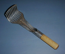 Vintage S&S Farmhouse Kitchen Utensil Potato Masher & Beater with Wood Handle picture