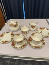 Royal Albert Old Country Roses 9 Piece Tea Set picture