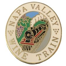 Vintage Napa Valley Wine Train Scenic Travel Souvenir Pin picture