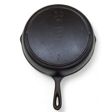 Vintage Lodge #10 SK Cast Iron Skillet 3 Notch Made In USA picture