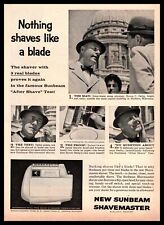1961 Sunbeam Shavemaster Electic Shaver Washington D.C. Capitol Vintage Print Ad picture