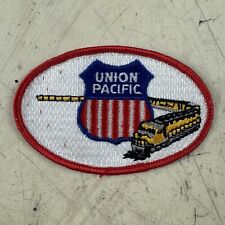 Union Pacific Railroad Patch Sew On Vtg 70s Oval picture