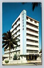Miami Beach FL-Florida, Victor Hotel, Advertising, Antique Vintage Postcard picture