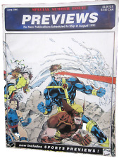 Diamond Previews Magazine June 1991 with Jim Lee X-Men #1 Preview Cover for 891 picture