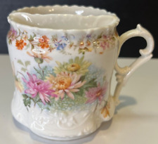 Vintage Porcelain C.T.  Mustache Cup Mug- Antique Floral Victorian Germany picture