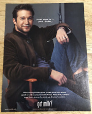 2000 GOT MILK? - NOAH WYLE  - Vintage Full-Page Magazine Ad picture
