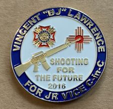 Veterans Of Foreign Wars 2011 Challenge Coin For Jr Vice BJ Lawrence Lot Of 3 picture