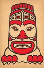 SEATTLE GOLDEN POTLATCH Native American Totem Pole Poster-Style 1912 WA Postcard picture