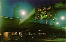 Postcard~Georgia~Atlanta ~Welcome to the Underground~c1978~Unposted picture