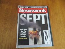 NEWSWEEK SPECIAL DOUBLE ISSUE 911 MAGAZINE 1/7/2002 picture