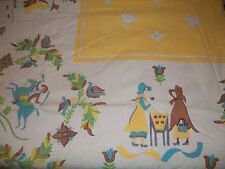 Country dutch table cloth 56 x 70 inches vintage antuque picture