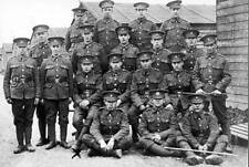 Dorsetshire Regiment pose for the camera at Chisleton Camp, 1917 Old Photo picture