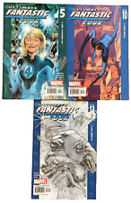 Lot of 3 Marvel Comic Books 2005 Ultimate FANTASTIC FOUR Issues 5, 10, 13 Used picture