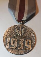 POLAND MEDAL FOR PARTICIPATION IN THE DEFENSIVE WAR OF 1939 picture