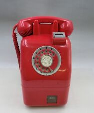 Vintage Retro Payphone Dial Japanese Public Phone 10 Yen Red Telephone Rare  JP picture