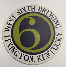 West Sixth Craft Beer Coaster Lexington Kentucky￼ picture