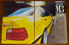 BMW 1997 M3 SEDAN MAGAZINE PRINT ARTICLE E36 ROAD & TRACK ROAD TEST picture