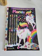 Vintage DALMATION PRESS LISA FRANK MARKIE BRIGHT IDEA COLORING BOOK WITH CRAYONS picture