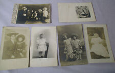 1906 Antique Postcards RPPC Lot 7 CHILDREN GIRLS BOYS & BABY BATHING in BOWL picture