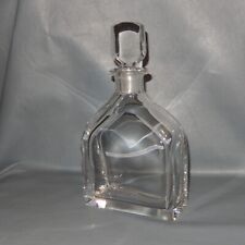 Signed ORREFORS Clear Glass DECANTER Modern Art Crystal 42495 Swedish Artist picture