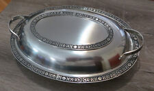 Vintage Cordova 1969 Stainless Double Vegetable Dish MCM CS-3120 picture
