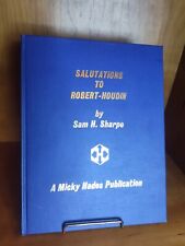 Vintage Sam Sharpe Salutations To Robert Houdin Book Magic 1983 Hardcover NICE picture