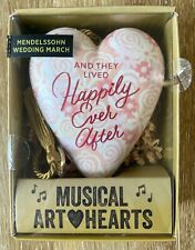 New Demdaco Musical Art Heart Happily Ever After Plays Mendelssohn Wedding March picture