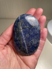 USA Seller ~ Sodalite Palm Stone Oval picture