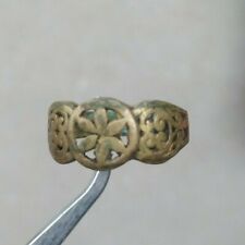 ANCIENT EXTREMELY ANTIQUE ROMAN WEDDING-RING BRONZE ARTIFACT AUTHENTIC-SIZ 8 US picture