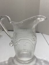 EAPG MMA Bellflower Pitcher Jug McKee Glass Reproduction Clear Iu picture