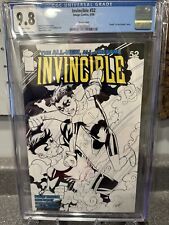 Invincible 52 (2008) CGC 9.8    Sketch Variant RRP Cover   Death of Mauler Twins picture