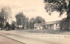 MT BETHEL, PA Pennsylvania  RED TOP CABINS~Route 611  ROADSIDE  c1940's Postcard picture