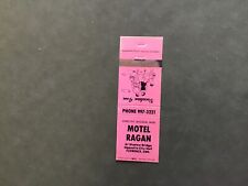 Vintage  Motel Ragan Florence Oregon Matchbook Cover picture