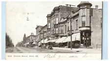 1908 Fourth Street, Peru Illinois IL Antique Posted Pearson Ollberg Co. Postcard picture